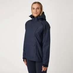 Horze Women's Ayla Waterproof Shell Riding Jacket - Dark Navy -The Equestrian Shop 586942 800 800