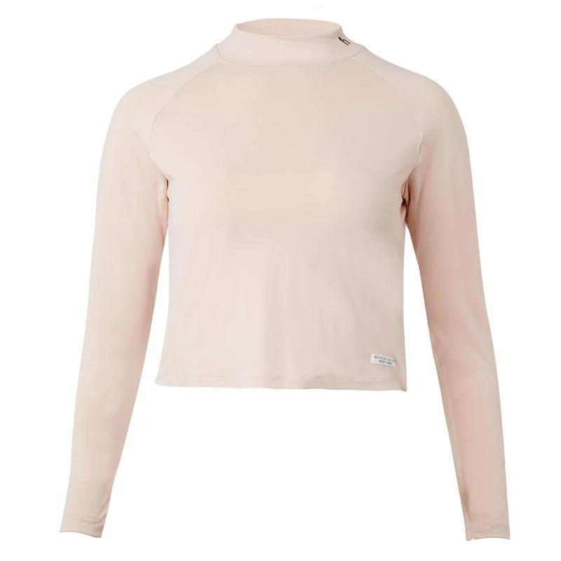 Horze Women's Gabriela UV Pro Cooling Sun Crop Top - Potpourri 8 Horze Women's Gabriela UV Pro Cooling Sun Crop Top - Potpourri - Image 6