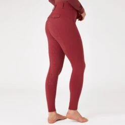 Horze Women's Ingrid Full Seat Breeches - Merlot -The Equestrian Shop 590690 800 800