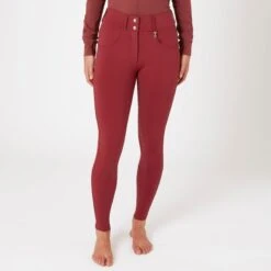 Horze Women's Ingrid Full Seat Breeches - Merlot -The Equestrian Shop 590691 800 800