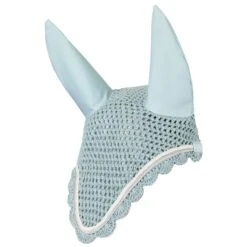 Horze Geneva Ear Net - Silver Blue