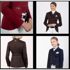 Fair Play Women's Beatrice Short Tail Coat - Black -The Equestrian Shop 593675 800 800