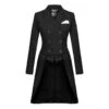 Fair Play Women's Dorothee Rose Gold Shadbelly Coat - Black -The Equestrian Shop 593899 800 800