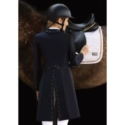 Fair Play Women's Dorothee Rose Gold Shadbelly Coat - Black 8 Fair Play Women's Dorothee Rose Gold Shadbelly Coat - Black -The Equestrian Shop 593901 800 800