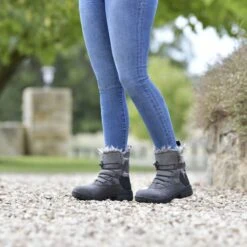 Dublin Women's Boyn Boots - Grey -The Equestrian Shop 597414 800 800