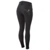 Horze Women's Queenie Silicone Full Seat Breeches W/Crystals - Black 1 Horze Women's Queenie Silicone Full Seat Breeches W/Crystals - Black -The Equestrian Shop 599925 800 800