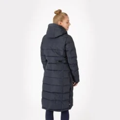 Horze Women's Juliana Padded Parka Jacket - Dark Navy -The Equestrian Shop 602219 800 800