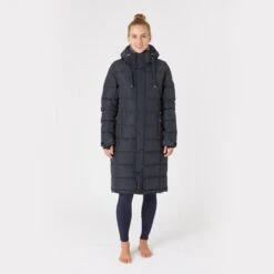 Horze Women's Juliana Padded Parka Jacket - Dark Navy -The Equestrian Shop 602220 800 800