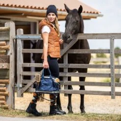 Horze Sandnes Grooming Bag - Dark Navy -The Equestrian Shop 602265 800 800