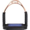 Herm Sprenger Bow Balance Stirrups - Bronze/Black/Blue Pad -The Equestrian Shop 605131 800 800