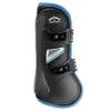 Veredus Olympus Vento Color Open Front Boots - Black/Light Blue -The Equestrian Shop 617275 800 800