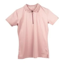 Shires Aubrion Kids' Poise Tech Polo - Rose
