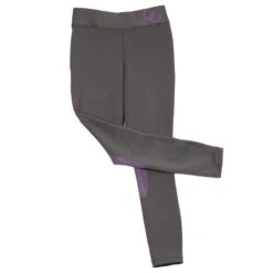 Equistar Kids' Performance Tights - Grey/Violet