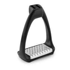Royal Rider Evo 80 Stirrups - Black/Stainless Steel Pad -The Equestrian Shop 621339 800 800