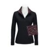 RJ Classics Women's Maddie 37.5 Show Shirt - Caviar/Micro Floral -The Equestrian Shop 624111 800 800