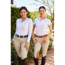 RJ Classics Women's Maddie 37.5 Show Shirt - White/Purple Stripe 7 RJ Classics Women's Maddie 37.5 Show Shirt - White/Purple Stripe -The Equestrian Shop 624261 800 800