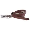 M. Toulouse Platinum Double Leather Stirrup Leathers - Chocolate/Cognac -The Equestrian Shop 635923 800 800