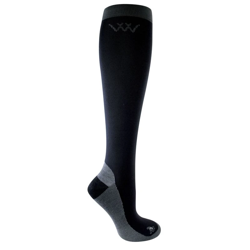 Woof Wear Competition Sock 2 Pairs - Black/Grey 3 Woof Wear Competition Sock 2 Pairs - Black/Grey