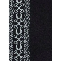 EQL Women's Embroidered EQ Stripe Top - Black -The Equestrian Shop 644786 800 800