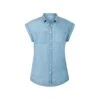 EQL Women's Tencel Rolled Cuff Shirt - Chambray -The Equestrian Shop 644823 800 800