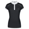 Fair Play Women's Anita Short Sleeve Competition Shirt - Black -The Equestrian Shop 655097 800 800