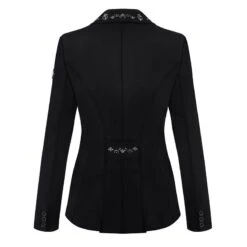 Fair Play Women's Alissa Fleur Dressage Short Tail Coat - Black -The Equestrian Shop 655283 800 800