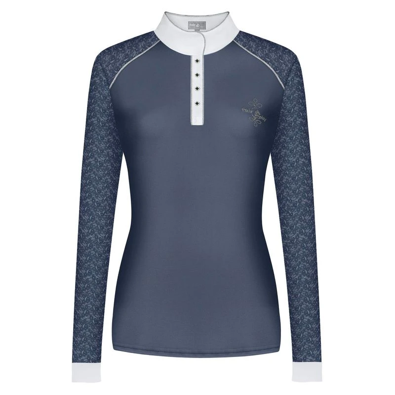 Fair Play Women's Anita Long Sleeve Competition Shirt - Steel Blue 3 Fair Play Women's Anita Long Sleeve Competition Shirt - Steel Blue