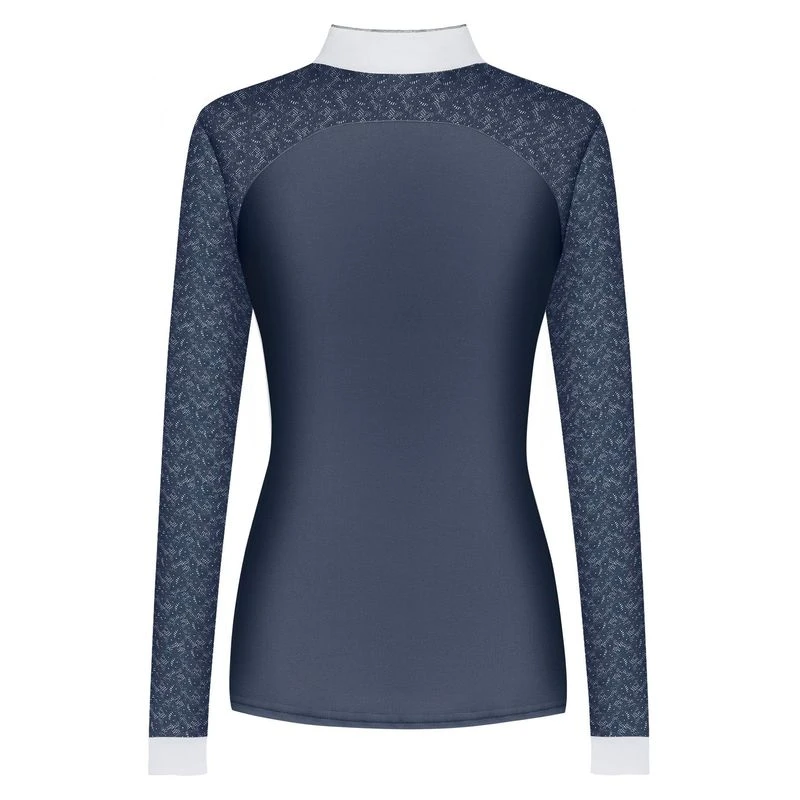 Fair Play Women's Anita Long Sleeve Competition Shirt - Steel Blue 4 Fair Play Women's Anita Long Sleeve Competition Shirt - Steel Blue - Image 2