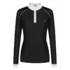 Fair Play Women's Anita Long Sleeve Competition Shirt - Black -The Equestrian Shop 655426 800 800