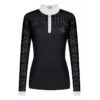 Fair Play Women's Aiko Long Sleeve Competition Shirt - Black -The Equestrian Shop 655528 800 800