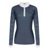 Fair Play Women's Aiko Long Sleeve Competition Shirt - Steel Blue -The Equestrian Shop 655660 800 800