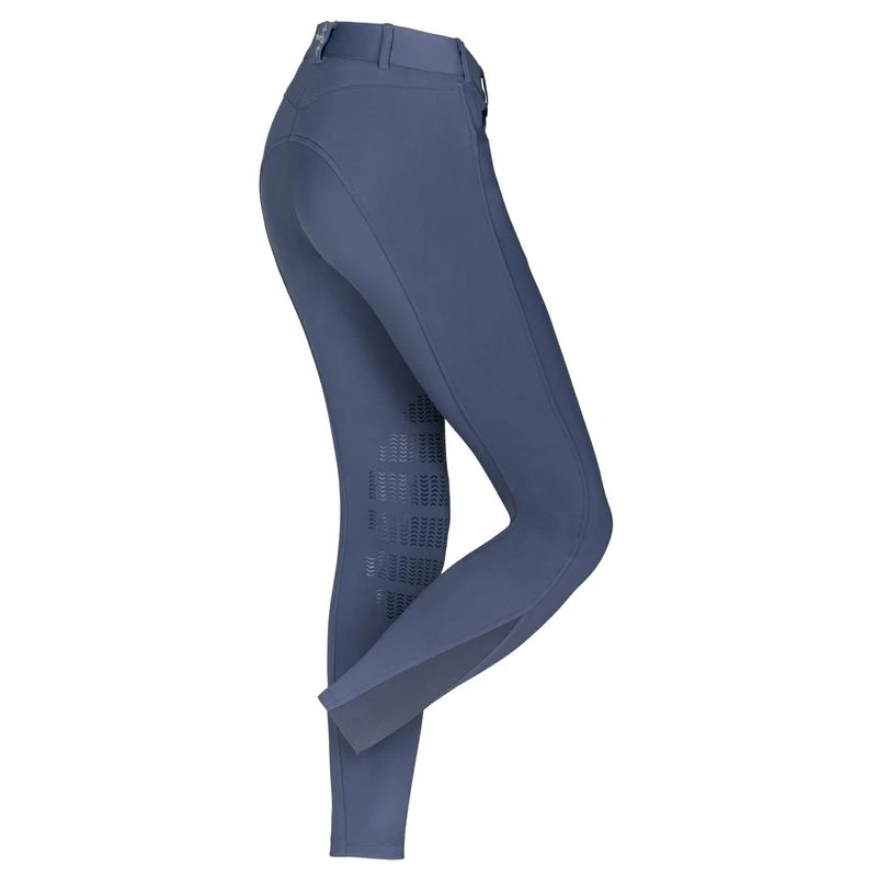Fair Play Women's Johanna Knee Patch Breeches - Steel Blue 4 Fair Play Women's Johanna Knee Patch Breeches - Steel Blue - Image 2