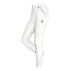 Fair Play Women's Jasmine Fleur Full Seat Breeches - White