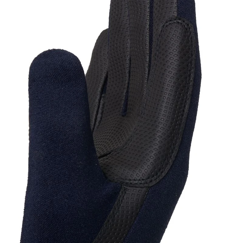 Horze Kids' Nascha Summer Gloves - Dark Navy 6 Horze Kids' Nascha Summer Gloves - Dark Navy - Image 4