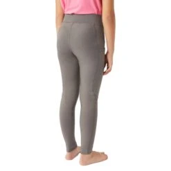 Horze Kids' Yana Knee Patch Tights - Smoked Pearl Grey -The Equestrian Shop 659903 800 800