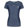 Fair Play Women's Alba Short Sleeve Tech Tee Shirt - Steel Blue -The Equestrian Shop 665317 800 800