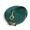 Kensington 30ft Flat Nylon Lunge Line - Hunter W/Goldtone -The Equestrian Shop 671582 800 800