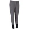 TuffRider Women's Ribb Low Rise Knee Patch Breeches - Graphite -The Equestrian Shop 679329 800 800