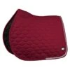 Fair Play Hexagon Crystal All Purpose Saddle Pad - Burgundy -The Equestrian Shop 680934 800 800
