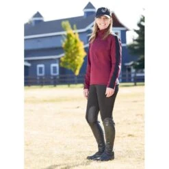 Kerrits Women's Muzzle Nuzzle Fleece Half Zip - Sangria 10 Kerrits Women's Muzzle Nuzzle Fleece Half Zip - Sangria -The Equestrian Shop 687315 800 800