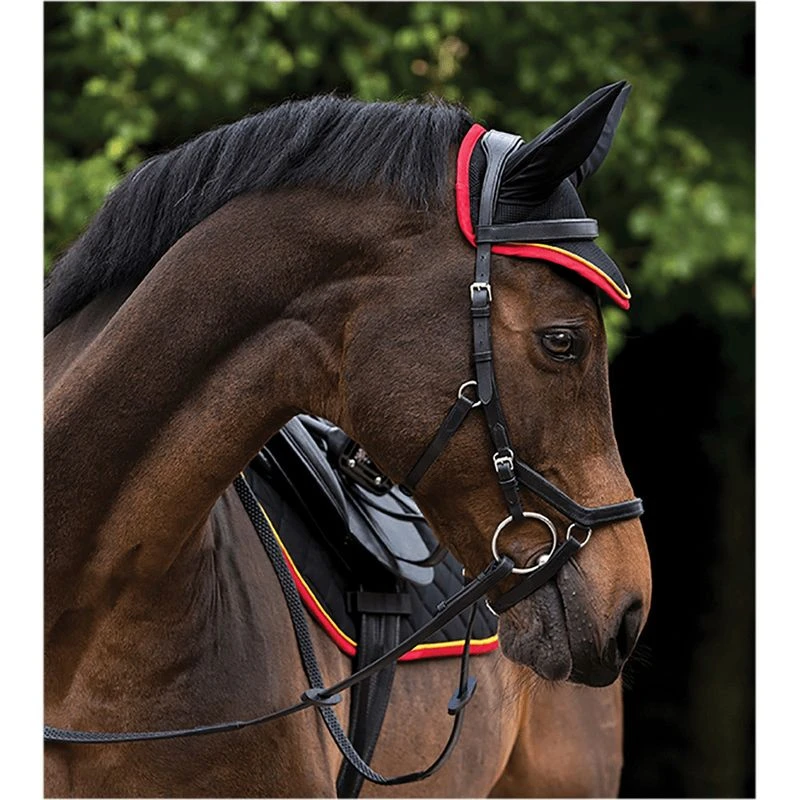 Rambo Ear Net - Black/Gold/Red 3 Rambo Ear Net - Black/Gold/Red