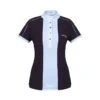 Fair Play Women's Claire Short Sleeve Competition Shirt - Black/White 1 Fair Play Women's Claire Short Sleeve Competition Shirt - Black/White -The Equestrian Shop 692828 800 800