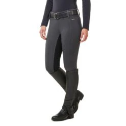 Kerrits Women's Sit Tight Wind Pro Full Seat Tights - Peppercorn -The Equestrian Shop 693779 800 800