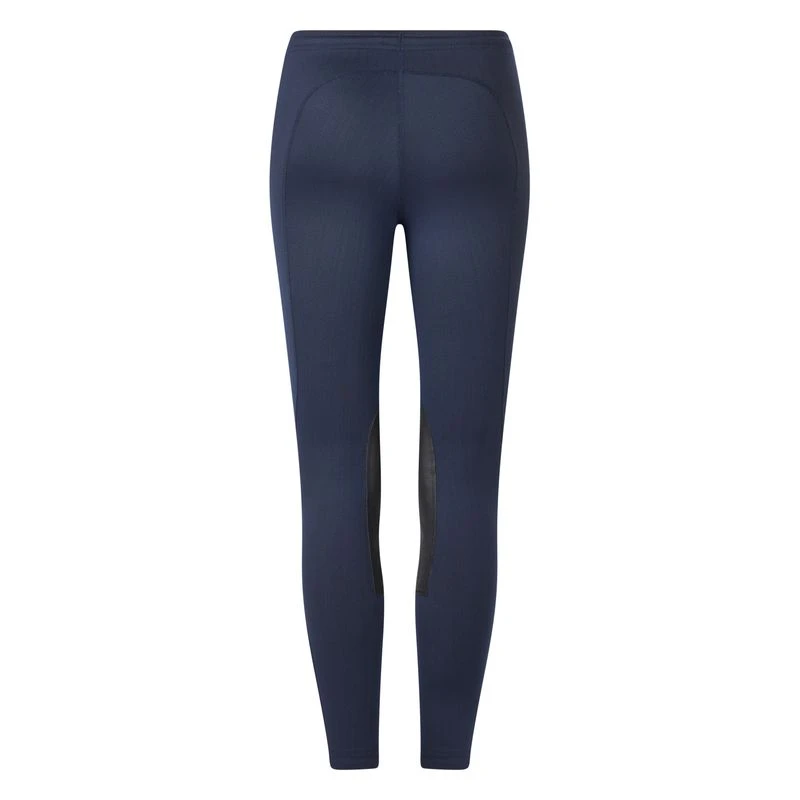 Kerrits Kids' Fleece Lite II Knee Patch Tights - Ink Herringbone 3 Kerrits Kids' Fleece Lite II Knee Patch Tights - Ink Herringbone