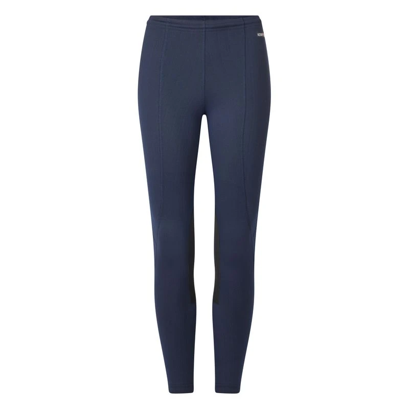 Kerrits Kids' Fleece Lite II Knee Patch Tights - Ink Herringbone 4 Kerrits Kids' Fleece Lite II Knee Patch Tights - Ink Herringbone - Image 2