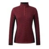 Kerrits Women's Stable Temp Merino Wool Quarter Zip Top - Sangria Wild Horses 1 Kerrits Women's Stable Temp Merino Wool Quarter Zip Top - Sangria Wild Horses -The Equestrian Shop 694988 800 800