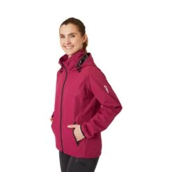 Horze Women's Stella Waterproof Shell Jacket - Anemone Dark Pink -The Equestrian Shop 695451 800 800