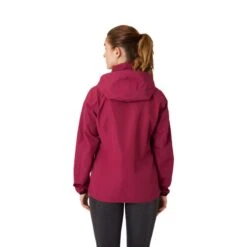 Horze Women's Stella Waterproof Shell Jacket - Anemone Dark Pink -The Equestrian Shop 695452 800 800