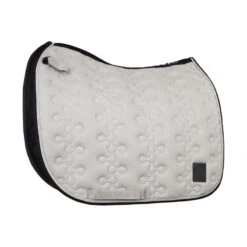 Horze Smoky Twilight Air Mesh Dressage Saddle Pad - Quiet Grey