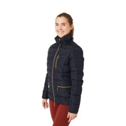 Horze Women's Kiara Padded Jacket - Dark Navy -The Equestrian Shop 698951 800 800
